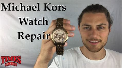 bottom button on michael kors watch fell out|Michael Kors watch repair (my experien.